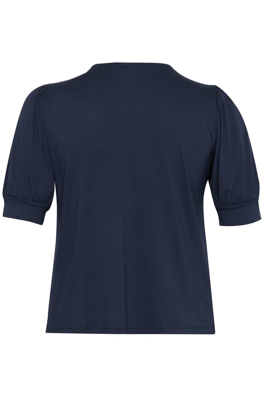 Tight fit,Korte mouwen  Fijne was 30°, niet bleken, niet in de droger drogen, Druipnat ophangen in de schaduw, warm strijken max. 150° C,   95% Viscose,5% Elastaan