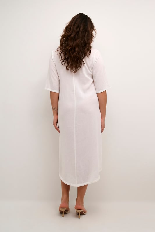 Relaxed fit,Midi lengte,Elleboog lengte  Fijne was 30°, niet bleken, niet in de droger drogen, Druipnat ophangen in de schaduw, warm strijken max. 150° C, Droogreiniging  70% Viscose (LivaEco™),30% Linnen