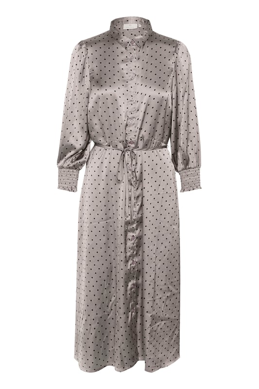 Model: , Pasform: Regular fit, Længde: Mid calf, Udformning: 3/4 sleeve  30 degrees wash, do not bleach, do not tumble dry, Line drying in the shade, warm iron max. 150° C, Dry clean only  100% Polyester