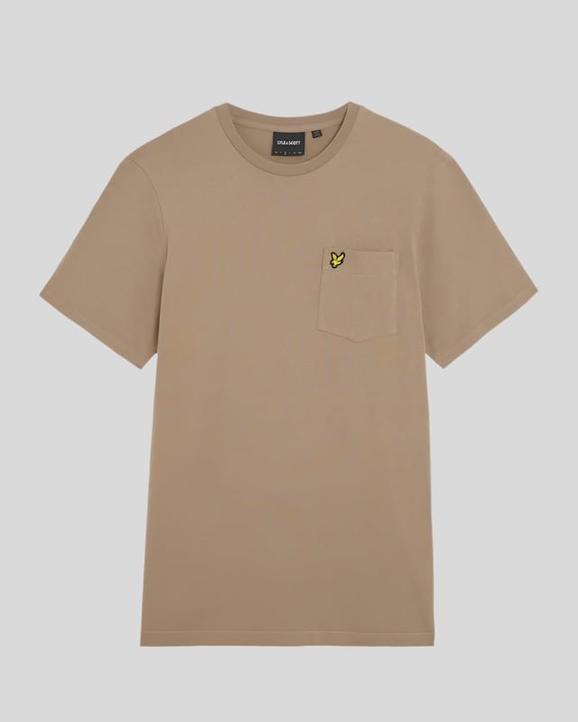 The Lyle & Scott Pocket T-shirt is our classic 100% BCI cotton tee with an added breast pocket. It's simplicity itself.
- 100% BCI cotton- 190 gsm single jersey fabric- Set-in sleeves- Stitched sleeves and hem- Superior cut