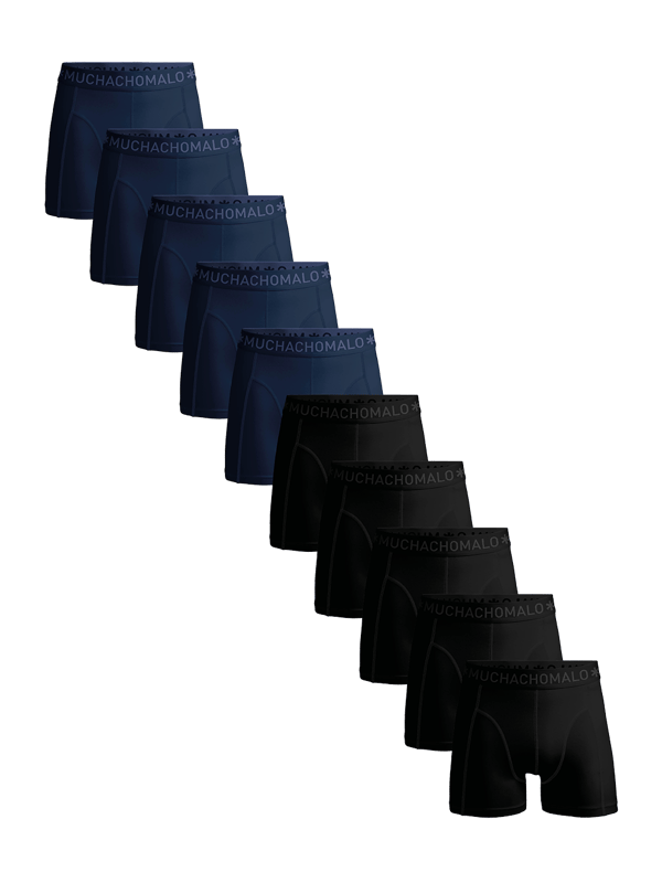 Die Boxershorts/Slips von Muchachomalo sind perfekt geschnitten und aus hochwertiger Baumwolle gefertigt. Ein weiches und elastisches Bündchen mit dem Microfaser-Logo sorgt für zusätzlichen Komfort.  Spezifikationen • Normale Passform • Flache Nähte für zusätzlichen Komfort • Weiches Bündchen mit dem Muchachomalo-Logo  Pflegehinweise • Waschbar bei 30 Grad • Nicht im Trockner trocknen • Bei mittlerer Temperatur bügeln (2 Punkte)  Warum Muchachomalo? Muchachomalo arbeitet nur mit BSCI- und OEKO-TEX-zertifizierten Fabriken. Diese Fabriken haben sich verpflichtet, die Arbeitsbedingungen kontinuierlich zu verbessern. Sie setzen sich für das Recht ein, Gewerkschaften zu bilden, sorgen für sichere Arbeitsbedingungen und lehnen Zwangsarbeit sowie Kinderarbeit ab. Sie ermöglichen es auch Verbrauchern und Unternehmen, verantwortungsbewusste Entscheidungen zu treffen, die unseren Planeten für zukünftige Generationen schützen.