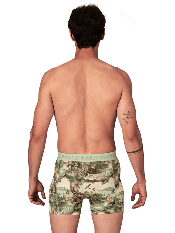 De Boxershorts/Onderbroeken van Muchachomalo zitten als gegoten en zijn gemaakt van hoogwaardig katoen. Een zachte elastische logotailleband van microvezelstof zorgt voor extra comfort. De Boxershorts hebben een normale fit, wassen op 30 graden, niet in de droger.