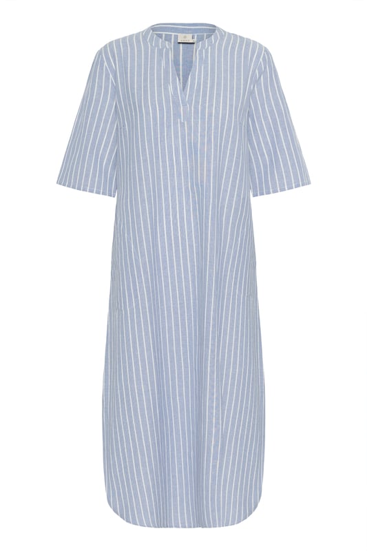 Model: , Pasform: Casual fit, Længde: Long length, Udformning: 1/2 sleeve  30 degrees wash, do not bleach, tumble dry, low temperature, Line drying in the shade, warm iron max. 150° C, Dry clean only  100% Cotton