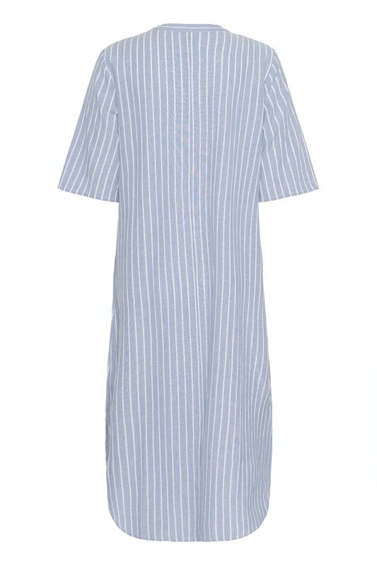 Model: , Pasform: Casual fit, Længde: Long length, Udformning: 1/2 sleeve  30 degrees wash, do not bleach, tumble dry, low temperature, Line drying in the shade, warm iron max. 150° C, Dry clean only  100% Cotton