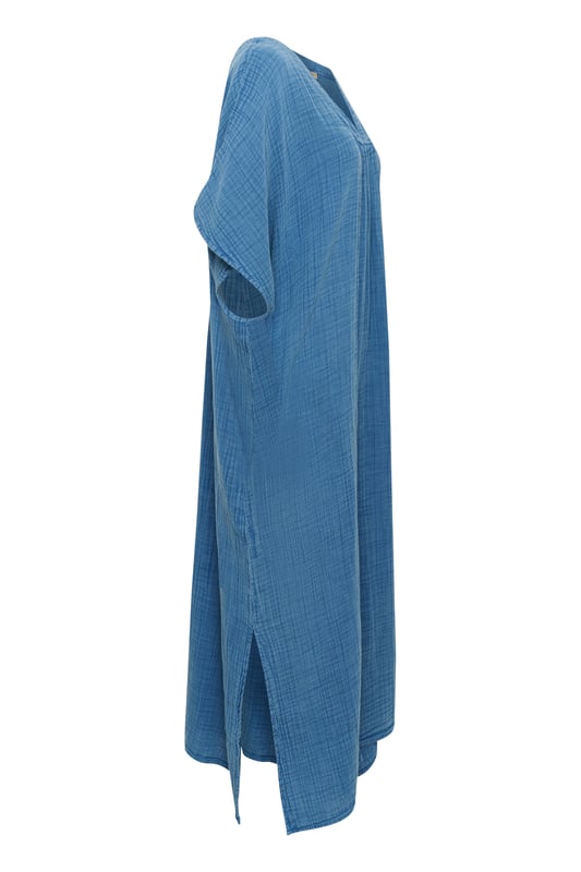 Oversize fit,Lengte net boven de enkel,Korte mouwen  Fijne was 30°, niet bleken, niet in de droger drogen, koud strijken max. 110° C, Niet droog reinigen  100% Katoen