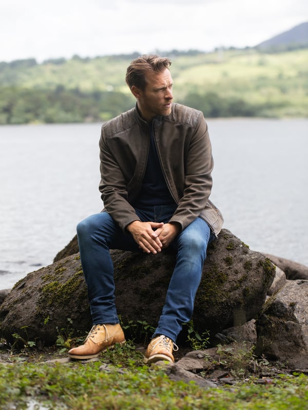 Expertly crafted from soft touch nubuck leather, the Crook jacket will be a wardrobe staple for years to come. With shoulder stitch detailing and a centre zip fastening, this classic style layers perfectly over all of your everyday looks. We've added plenty of functional exterior and interior pockets, meaning the Crook jacket effortlessly combines style and practicality.