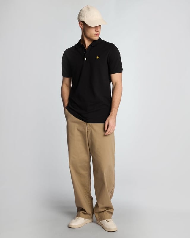 Subtle updates to our classic polo shirts keep them current. This one is cut from soft, breathable cotton-blend with added elastane for a bit of stretch. It's finished with a tipped collar and cuffs and embroidered with our emblematic eagle logo.- Classic collar 
- Front button fastening 
- Short sleeves 
- Tipped collar and cuffs
- Composition: 97% cotton, 3% elastane