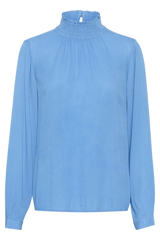 Regular fit,Lange mouwen  Fijne was 30°, niet bleken, niet in de droger drogen, Liggend laten drogen in de schaduw, koud strijken max. 110° C, Droogreiniging  100% Viscose (LENZING™ ECOVERO™)
