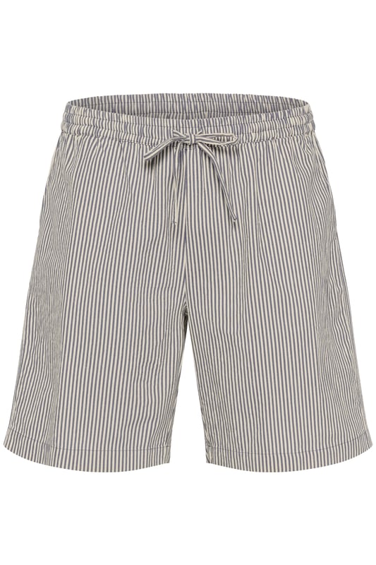 Loose fit,Elastische Taille,Mitte des Oberschenkels,Gerade  30° waschbar, Nicht bleichen, Trocknen im Trockner schonend, Tropnass aufhängen im Schatten, Warm bügeln max. 150° C, Trockenreinigung  100% Baumwolle