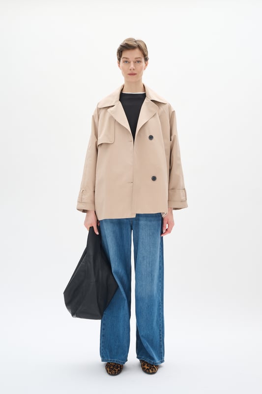Baggy fit,Heup lengte,Lange mouwen  Fijne was 30°, niet bleken, niet in de droger drogen, Druipnat ophangen, koud strijken max. 110° C, Droogreiniging  59% Katoen,31% Polyester,10% Polyamide