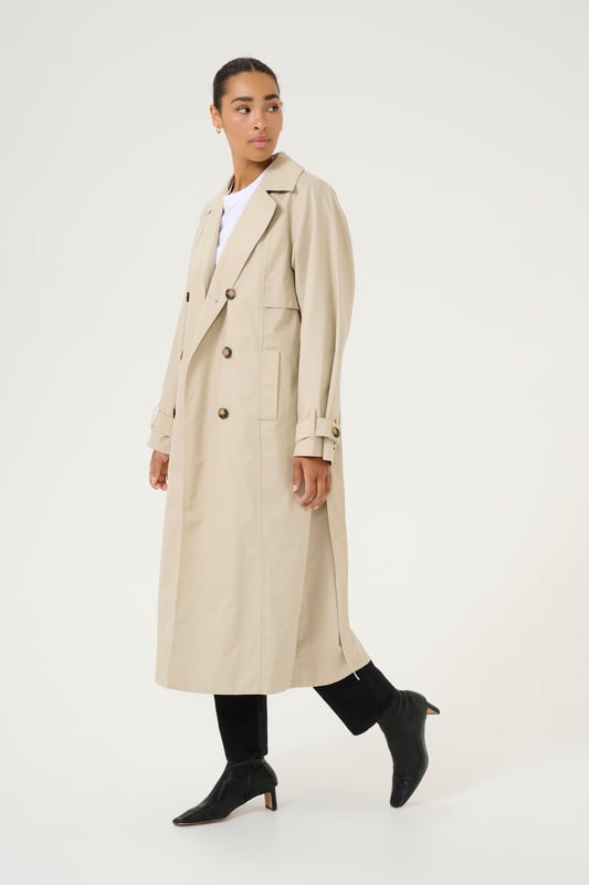 Loose fit,Midi-Länge,Lange Ärmel  30° waschbar, Nicht bleichen, Nicht im Trockner trocknen, Tropnass aufhängen im Schatten, Kalt bügeln max. 110° C, Trockenreinigung  65% Polyester,35% Baumwolle