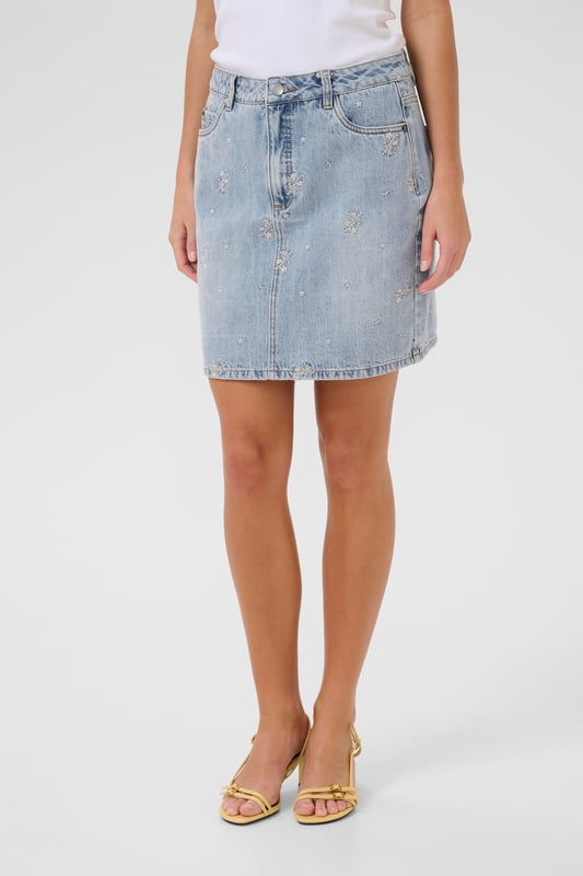 Regular fit,Hoge taille,Boven de knie  Fijne was 40°, niet bleken, niet in de droger drogen, Liggend laten drogen in de schaduw, warm strijken max. 150° C, Droogreiniging  100% Katoen