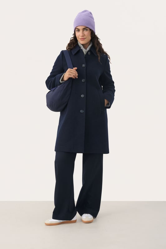 Classic fit,Boven de knie,Lange mouwen  Chemisch laten reinigen, niet bleken, niet in de droger drogen, koud strijken max. 110° C, Droogreiniging  40% Wol (Gerecycled),30% Polyester (Gerecycled),25% Polyester,5% Andere Vezels