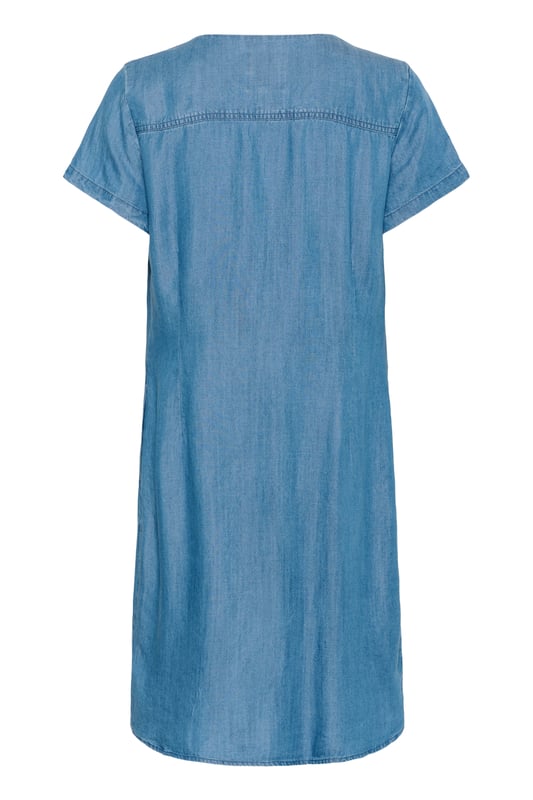 Feminine Form,Über Knielänge,Kurzarm  Schonwäsche 30°, Nicht bleichen, Nicht im Trockner trocknen, Tropnass aufhängen im Schatten, Kalt bügeln max. 110° C, Trockenreinigung  100% Lyocell ( TENCEL™)