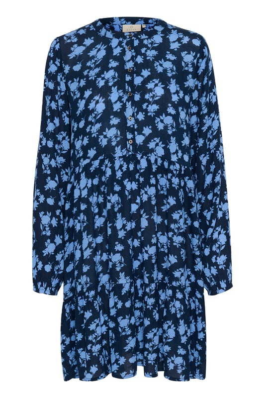 Regular fit,Wijde taille,Boven de knie,Lange mouwen  Fijne was 30°, niet bleken, niet in de droger drogen, Liggend laten drogen in de schaduw, koud strijken max. 110° C, Chemisch laten reinigen.  100% Viscose (LENZING™ ECOVERO™)