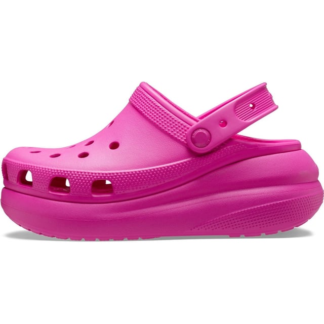 A fresh new take on the classic clog, the Crush is a bold new style with a raised midsole, letting the wearer make a fashionable fun statement with an elevated silhouette.