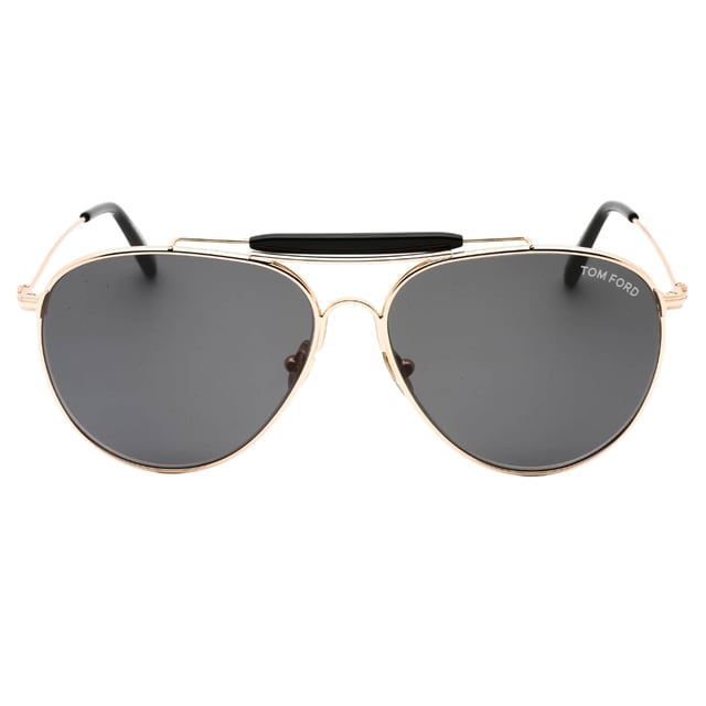 Experience luxury and style with the Tom Ford Raphael-02 Sunglasses in shiny rose gold. These sunglasses feature a sophisticated rose gold frame paired with smoke-tinted lenses, offering both elegance and effective sun protection. Designed to complement any outfit, they provide a perfect blend of fashion and function. Elevate your look with these iconic sunglasses that promise durability, comfort, and timeless appeal. Ideal for those who appreciate refined accessories that make a statement wherever they go. 59X14X145 100% Metal