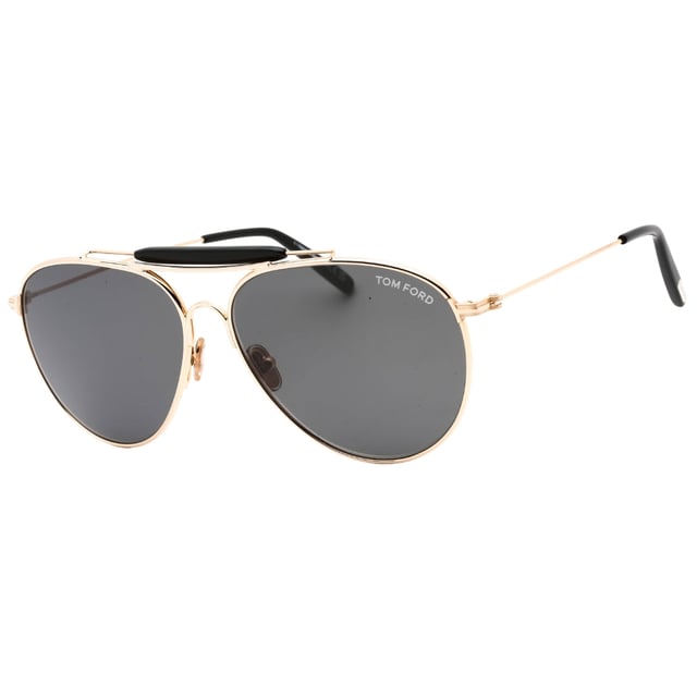 Experience luxury and style with the Tom Ford Raphael-02 Sunglasses in shiny rose gold. These sunglasses feature a sophisticated rose gold frame paired with smoke-tinted lenses, offering both elegance and effective sun protection. Designed to complement any outfit, they provide a perfect blend of fashion and function. Elevate your look with these iconic sunglasses that promise durability, comfort, and timeless appeal. Ideal for those who appreciate refined accessories that make a statement wherever they go. 59X14X145 100% Metal
