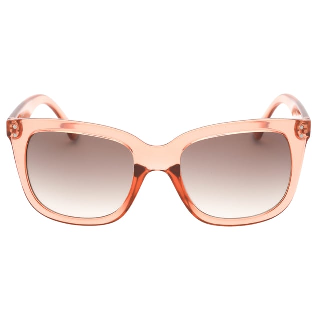 Calvin Klein Dusty Pink Frame Brown Gradient Lensed Sunglasses Elevate your style with these Calvin Klein sunglasses featuring a chic dusty pink frame paired with sophisticated brown gradient lenses. Designed to offer both fashion and function, they provide excellent sun protection while adding a subtle pop of color to your look. Perfect for any occasion, these sunglasses blend modern elegance with everyday versatility, making them an essential accessory for those who appreciate refined design and quality craftsmanship. Step out confidently and let your eyewear make a statement wherever you go. 53X20X0 100% Plastic