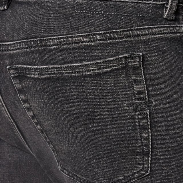 Pantalones vaqueros grises Diesel, cierre de botones, 95 % algodón, 3 % elastomultiéster, 2 % elastano-spandex. Corte ajustado, marca Diesel