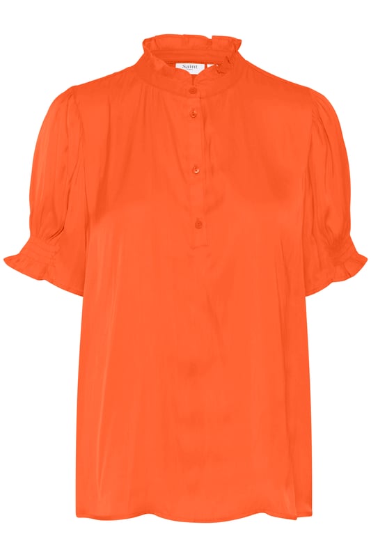 Regular fit,Korte mouwen  Wassen op 30°, niet bleken, niet in de droger drogen, Druipnat ophangen in de schaduw, koud strijken max. 110° C, Niet droog reinigen  100% Polyester