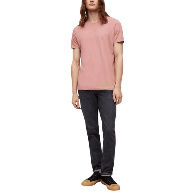 ALL SAINTS 'Race Tonic' Men’s Solid T-Shirt

Made in India
100% Cotton
Crew neck
Short Sleeve
Ramskull Embroidered Logo at the chest
Slim fit
Summer Tees
Machine Wash (Please see the washing Instruction)