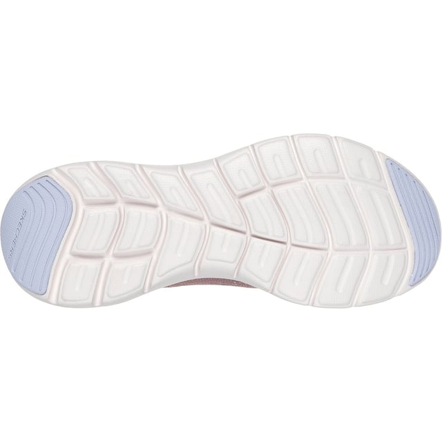 Go wild and out in flexible comfort wearing Skechers Flex Appeal 5.0 Cruising Thru. This lace-up features an engineered knit upper and a cushioned Skechers Air-Cooled Memory Foam insole.
