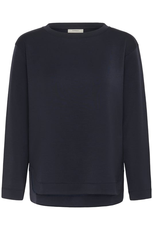 Relaxed fit,Lange mouwen  Fijne was 30°, niet bleken, niet in de droger drogen, Liggend laten drogen., koud strijken max. 110° C, Droogreiniging  51% Modal (TENCEL™),42% Polyester,7% Elastaan