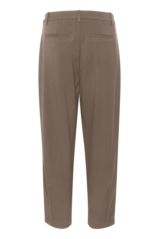 Regular fit,Hohe Taille,Knöchellänge,Tapered  30° waschbar, Nicht bleichen, Nicht im Trockner trocknen, Tropnass aufhängen im Schatten, Kalt bügeln max. 110° C, Trockenreinigung  64% Polyester (Recycelt),33% Viskose,3% Elasthan