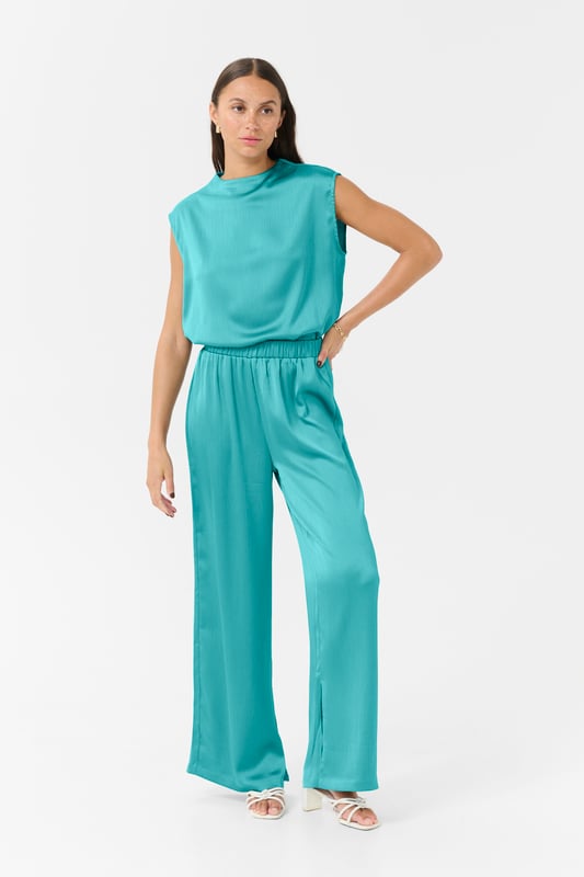 Regular fit,Hohe Taille,Lang  30° waschbar, Nicht bleichen, Nicht im Trockner trocknen, Tropnass aufhängen im Schatten, Kalt bügeln max. 110° C, Trockenreinigung  100% Polyester