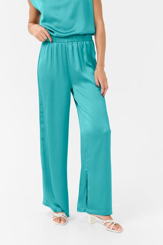 Regular fit,Hohe Taille,Lang  30° waschbar, Nicht bleichen, Nicht im Trockner trocknen, Tropnass aufhängen im Schatten, Kalt bügeln max. 110° C, Trockenreinigung  100% Polyester