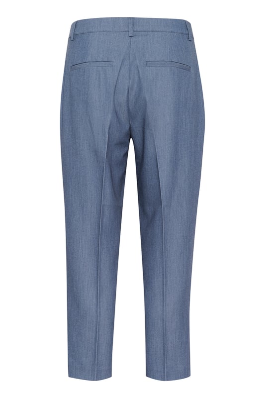 Casual fit,Hohe Taille,Knöchellänge,Gerade  30° waschbar, Nicht bleichen, Nicht im Trockner trocknen, Tropnass aufhängen im Schatten, Kalt bügeln max. 110° C, Trockenreinigung  77% Polyester (Recycelt),18% Viskose,5% Elasthan
