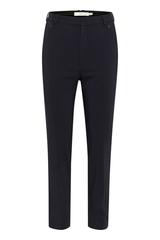 Slim fit,Mittlere Taille,Knöchellänge  Schonwäsche 30°, Nicht bleichen, Nicht im Trockner trocknen, Tropnass aufhängen, Kalt bügeln max. 110° C, Trockenreinigung  58% Baumwolle,37% Polyester,5% Elasthan