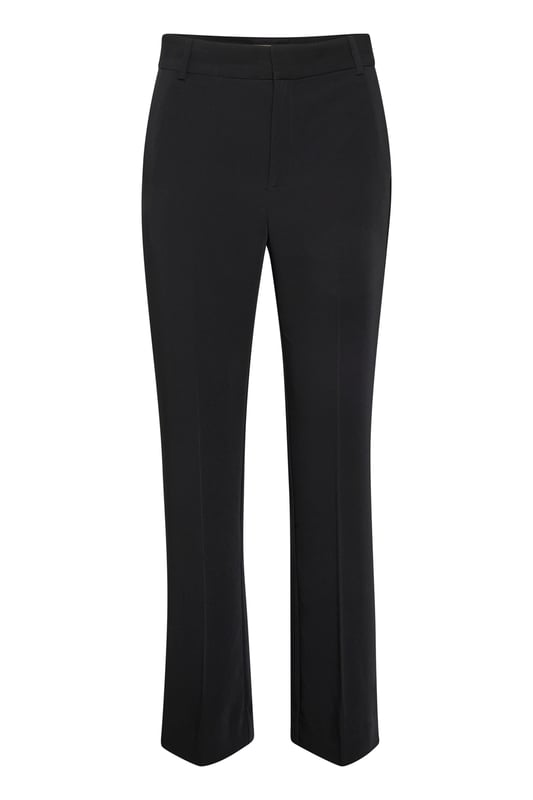 Gerade Passform,Normale Passform,Länge,Bootcut 7/8  Schonwäsche 30°, Nicht bleichen, Nicht im Trockner trocknen, Tropnass aufhängen, Kalt bügeln max. 110° C, Trockenreinigung  51% Polyester,40% Polyester (REPREVE®),9% Elasthan