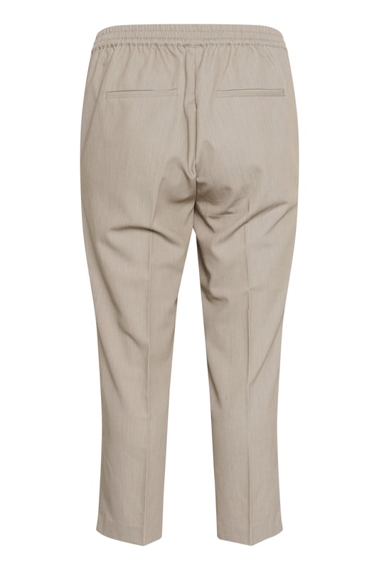 Regular fit,Elastische Taille,Knöchellänge,Gerade  30° waschbar, Nicht bleichen, Nicht im Trockner trocknen, Tropnass aufhängen im Schatten, Kalt bügeln max. 110° C, Trockenreinigung  77% Polyester (Recycelt),18% Viskose,5% Elasthan