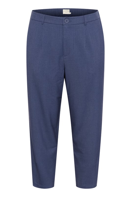 Loose fit,Elastische taille,Enkel lengte,Straight  Wassen op 30°, niet bleken, niet in de droger drogen, Druipnat ophangen in de schaduw, koud strijken max. 110° C, Droogreiniging  64% Polyester (Gerecycled),33% Viscose,3% Elastaan