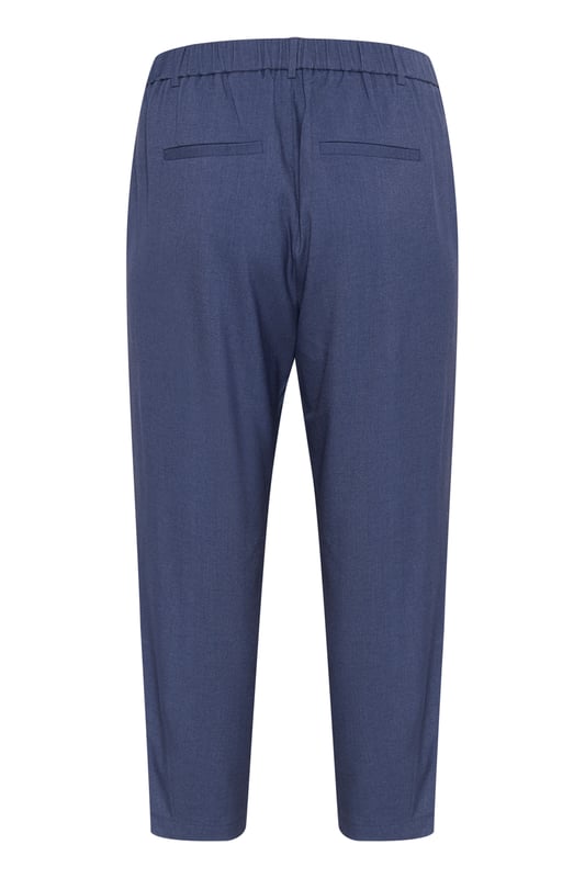 Loose fit,Elastische taille,Enkel lengte,Straight  Wassen op 30°, niet bleken, niet in de droger drogen, Druipnat ophangen in de schaduw, koud strijken max. 110° C, Droogreiniging  64% Polyester (Gerecycled),33% Viscose,3% Elastaan