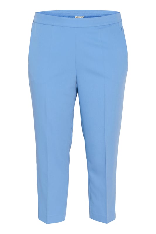 Regular fit,Elastische Taille,Knöchellänge,Gerade  30° waschbar, Nicht bleichen, Nicht im Trockner trocknen, Tropnass aufhängen im Schatten, Kalt bügeln max. 110° C, Trockenreinigung  77% Polyester (Recycelt),18% Viskose,5% Elasthan