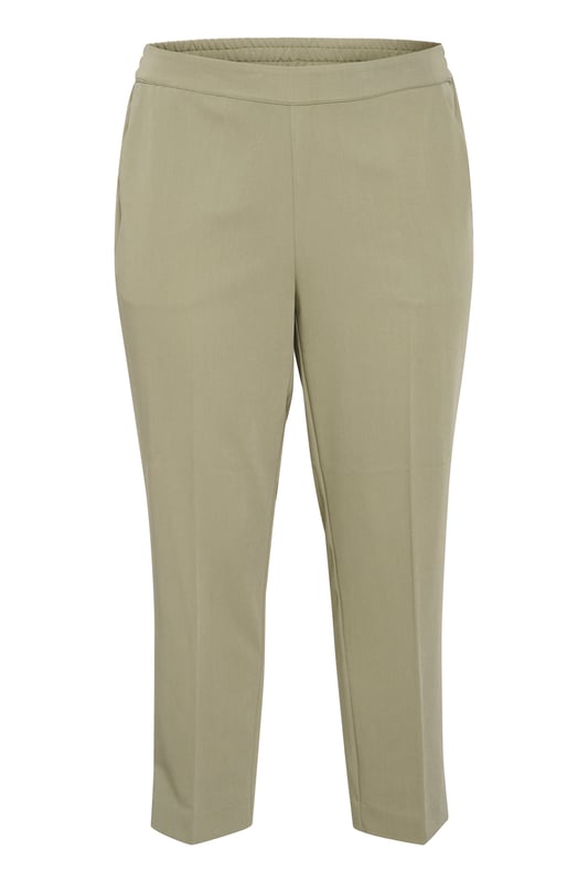 Regular fit,Elastische Taille,Knöchellänge,Gerade  30° waschbar, Nicht bleichen, Nicht im Trockner trocknen, Tropnass aufhängen im Schatten, Kalt bügeln max. 110° C, Trockenreinigung  77% Polyester (Recycelt),18% Viskose,5% Elasthan