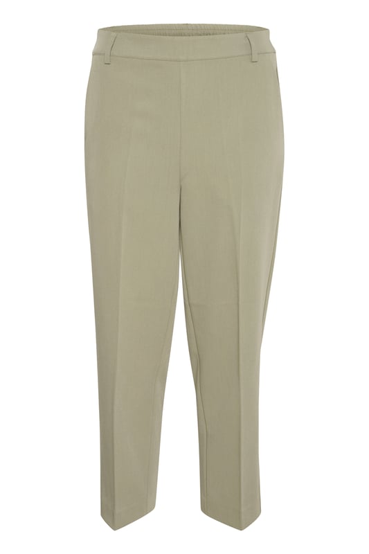Casual fit,Hohe Taille,Knöchellänge,Gerade  30° waschbar, Nicht bleichen, Nicht im Trockner trocknen, Tropnass aufhängen im Schatten, Kalt bügeln max. 110° C, Trockenreinigung  77% Polyester (Recycelt),18% Viskose,5% Elasthan