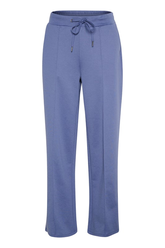 Regular fit,Elastische taille,Lange lengte,Relaxed  Wassen op 30°, niet bleken, niet in de droger drogen, Druipnat ophangen in de schaduw, koud strijken max. 110° C, Droogreiniging  76% Polyester (Gerecycled),20% Viscose,4% Elastaan