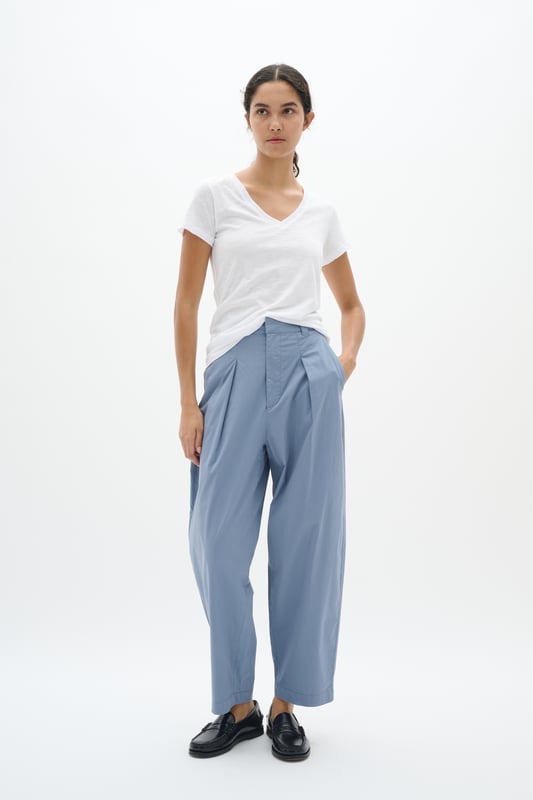 Gerade Passform,Mittlere Taille,Knöchellänge,Curved Leg  30° waschbar, Nicht bleichen, Trocknen im Trockner schonend, Tropnass aufhängen im Schatten, Warm bügeln max. 150° C, Trockenreinigung  97% Baumwolle,3% Elasthan