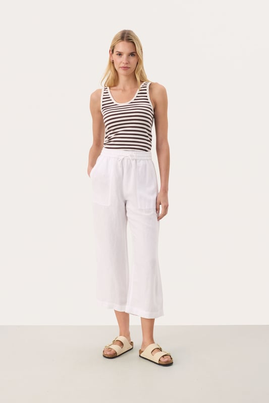 Easy fit,Comfort Taile,Über Knöchellänge,Weite leg  Schonwäsche 30°, Nicht bleichen, Nicht im Trockner trocknen, Tropnass aufhängen im Schatten, Kalt bügeln max. 110° C, Trockenreinigung  50% Leinen,50% Viskose (LENZING™ ECOVERO™)
