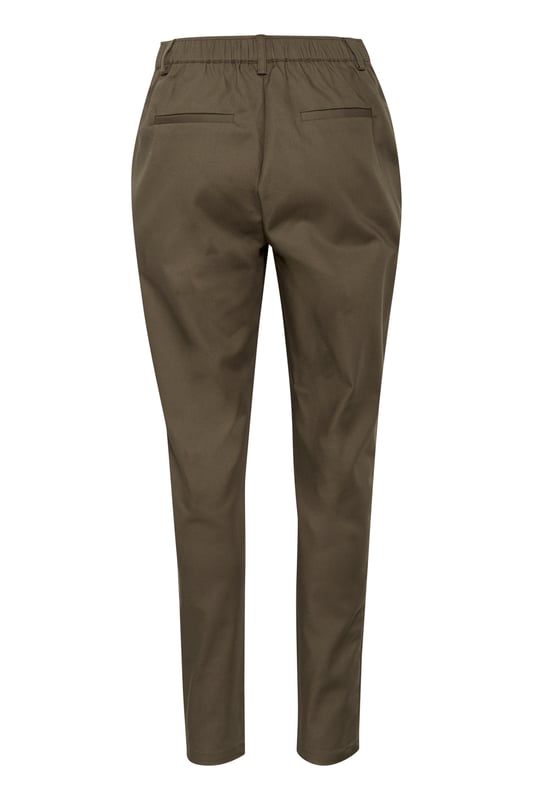 Regular fit,Hoge taille,Lange lengte,Slim  Fijne was 30°, niet bleken, niet in de droger drogen, Druipnat ophangen in de schaduw, koud strijken max. 110° C, Droogreiniging  55% Katoen,42% Polyamide,3% Elastaan