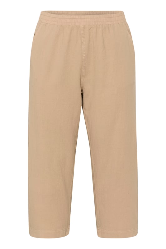 Loose fit,Elastische taille,Cropped lengte,Relaxed  Wassen op 30°, niet bleken, drogen in droger behoedzaam, Druipnat ophangen in de schaduw, warm strijken max. 150° C, Droogreiniging  100% Katoen