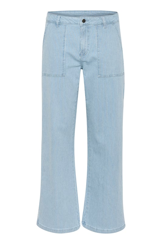 Straight fit,Hoge taille,Lange lengte,Straight  Wassen op 40°, niet bleken, niet in de droger drogen, Druipnat ophangen in de schaduw, warm strijken max. 150° C, Chemisch laten reinigen.  98% Katoen,2% Elastaan