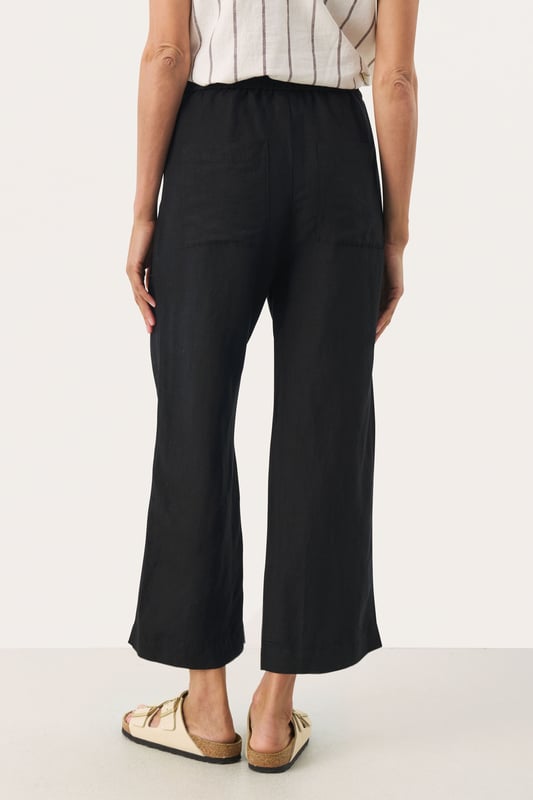 Easy fit,Comfort Taile,Über Knöchellänge,Weite leg  Schonwäsche 30°, Nicht bleichen, Nicht im Trockner trocknen, Tropnass aufhängen im Schatten, Kalt bügeln max. 110° C, Trockenreinigung  50% Leinen,50% Viskose (LENZING™ ECOVERO™)