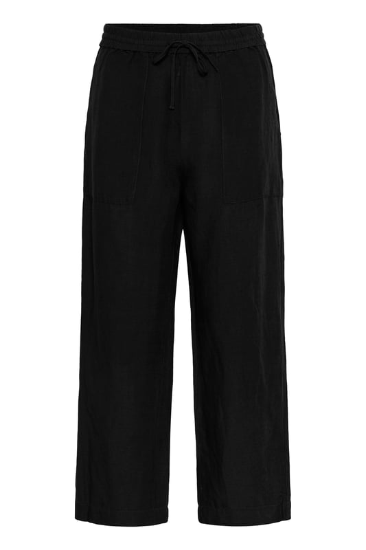 Easy fit,Comfort Taile,Über Knöchellänge,Weite leg  Schonwäsche 30°, Nicht bleichen, Nicht im Trockner trocknen, Tropnass aufhängen im Schatten, Kalt bügeln max. 110° C, Trockenreinigung  50% Leinen,50% Viskose (LENZING™ ECOVERO™)