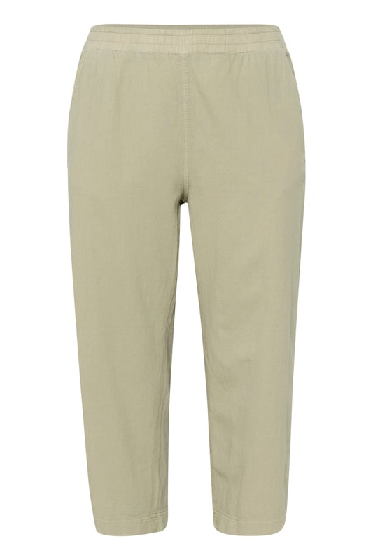 Loose fit,Elastische taille,Cropped lengte,Relaxed  Wassen op 30°, niet bleken, drogen in droger behoedzaam, Druipnat ophangen in de schaduw, warm strijken max. 150° C, Droogreiniging  100% Katoen