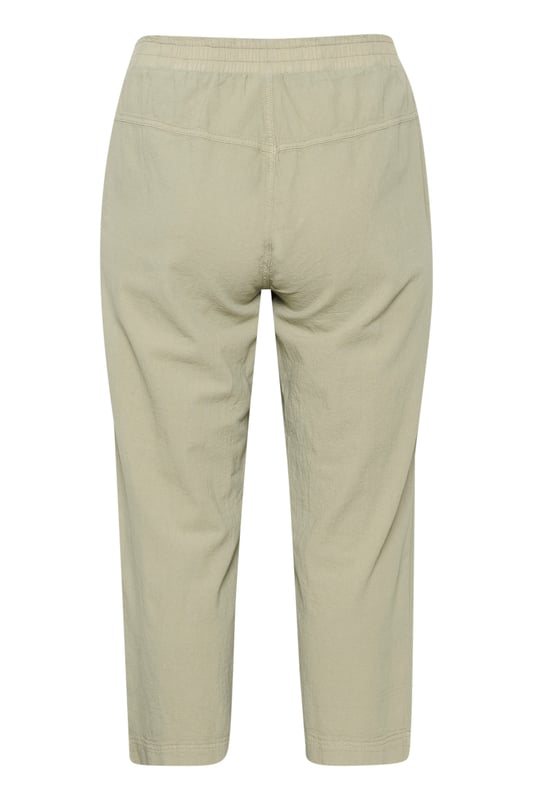 Loose fit,Elastische taille,Cropped lengte,Relaxed  Wassen op 30°, niet bleken, drogen in droger behoedzaam, Druipnat ophangen in de schaduw, warm strijken max. 150° C, Droogreiniging  100% Katoen